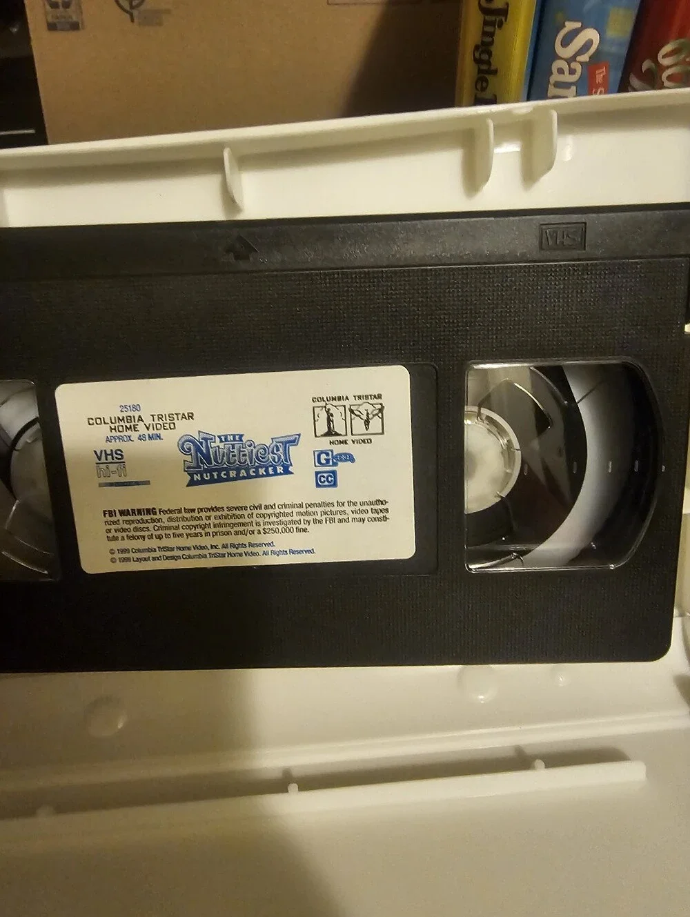 Set of 10 Assorted Christmas VHS Tape Collection